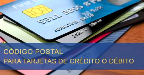 Código postal de El Salvador para tarjeta de crédito