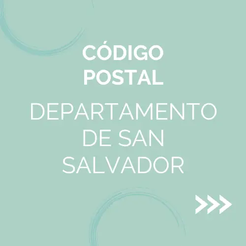 Código postal San Salvador El Salvador.