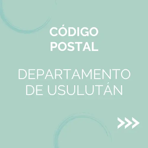 Código postal Usulután El Salvador.