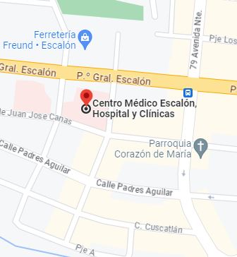 Dirección Hospital de la Mujer en Colonia Escalón.